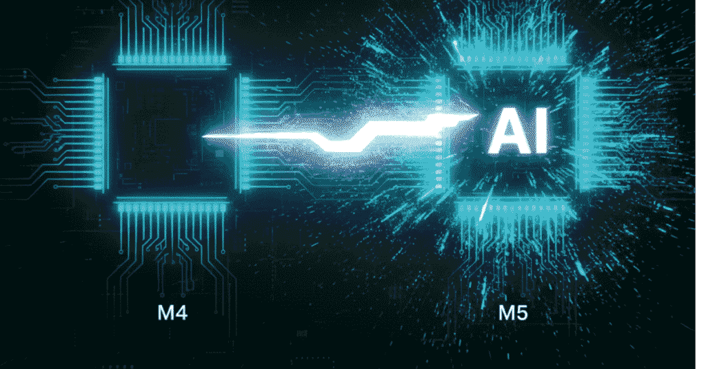 M4 VS M5 chip with AI